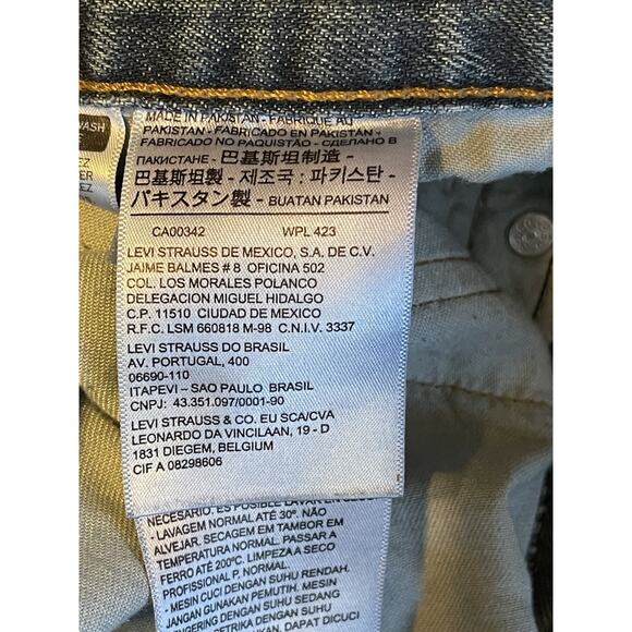 Levis 559 Jeans Men's 36x30 Blue Relaxed Straight Leg Stretch Denim Flex - Picture 14 of 15